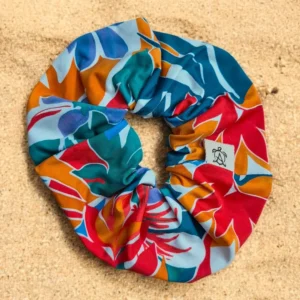 Chouchou Fluffy Aqua Tropical